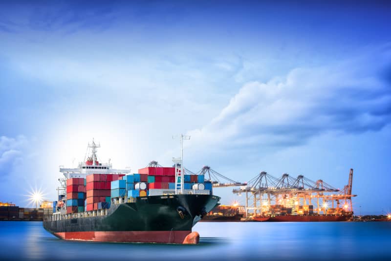 FOB barco logística